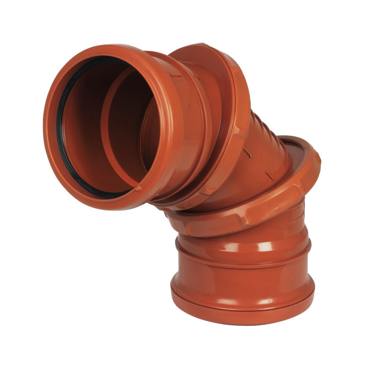 110mm Pipe Underground Adjustable Bend 0°-30° - D560