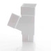 Freeflow 112 Degree Square Branch for Square White Downpipes