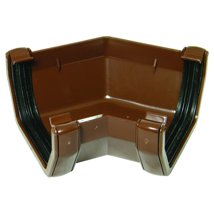  Square 135º Gutter Bend - Brown 