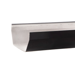 Freeflow Black Square Guttering - 4m Length