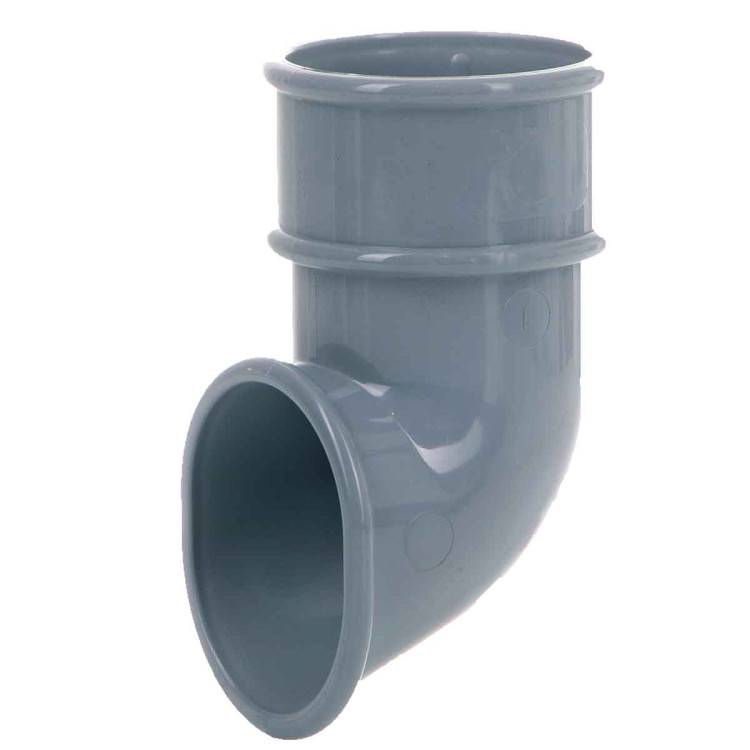 50mm Miniflo Downpipe Shoe - Grey