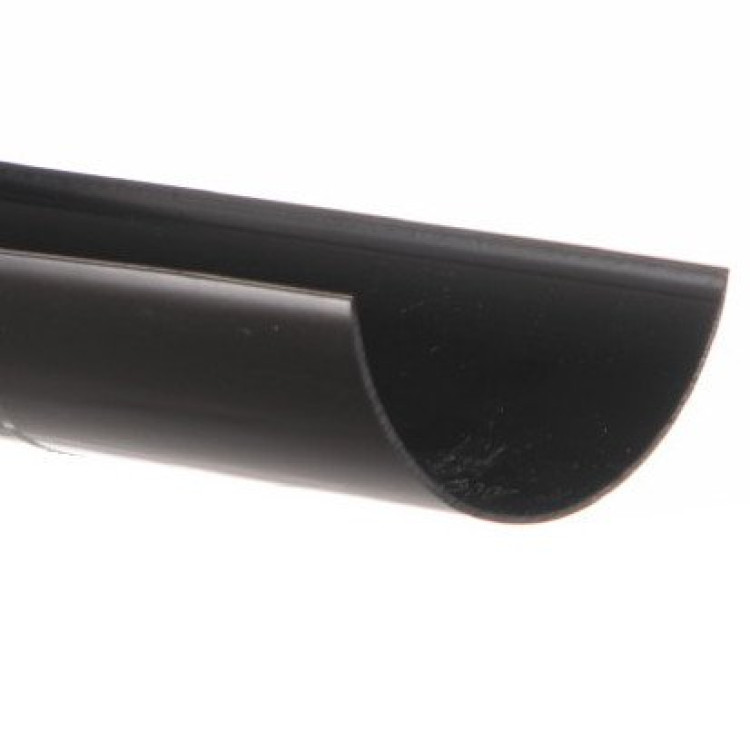Half Round Gutter 4m 112mm - Black