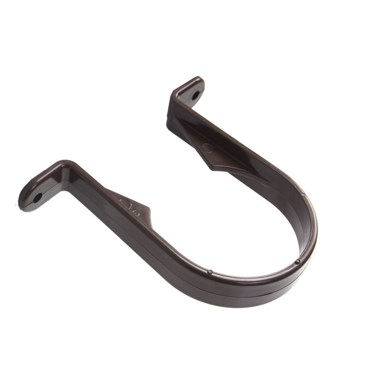 Round Clip for Brown Downpipes