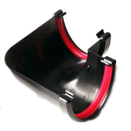 Deepflow Gutter 90° Degree Gutter Angle – Black