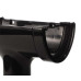 115mm Deep Guttering Running Outlet - Black