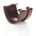 Brown 115mm Deep Flow Gutter Union
