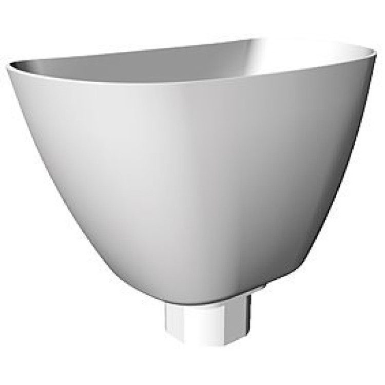 White Hopper for Gutter Systems