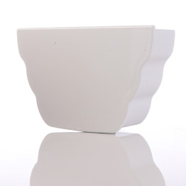 Ogee Guttering Internal Stop End - White