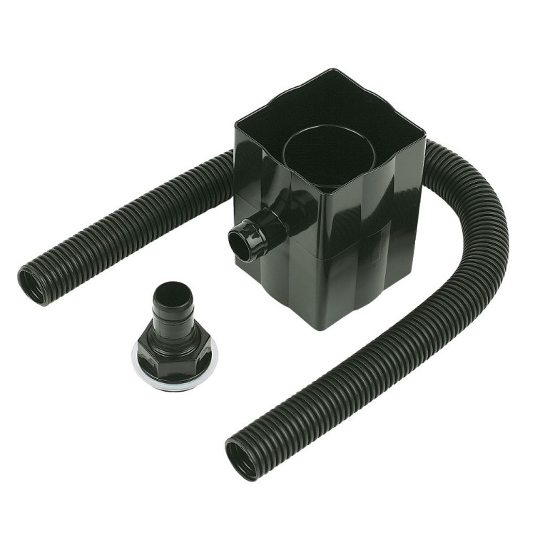 Rainwater Divertor - 68mm - Black 