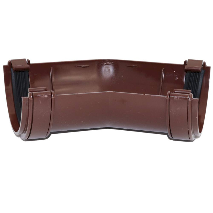 Brown 150 Degree Half Round Gutter Angle Brown 150 Degree Half Round Gutter Angle