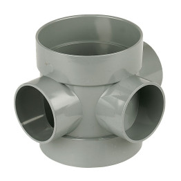 (SP583G) Short Boss Pipe Grey