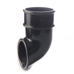 Black Downpipe Shoe for Gutter Systems