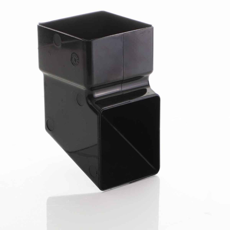 Freeflow Shoe for Square Black Downpipes