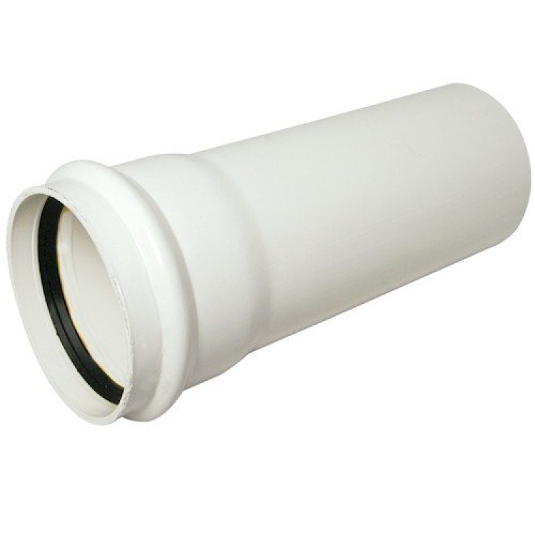 White Soil Pipe - 3m, 110mm (4-Inch) with Socketed End