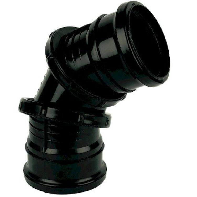 Black Adjustable Offset Bend 0-90 Degree - SP560B