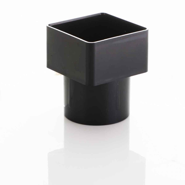 Anthracite Grey Square to Round Downpipe Adapter Anthracite Grey Square to Round Downpipe Adapter