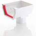 Freeflow Stop End Running Outlet for Square White Guttering