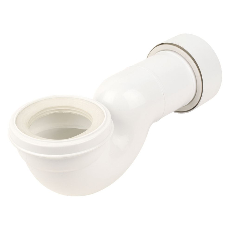 Swan Neck Pan Connector SP100 – 354mm for Wall-Mounted Toilets