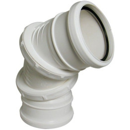110mm Adjustable Soil Pipe Bend 0-90° - SP560W