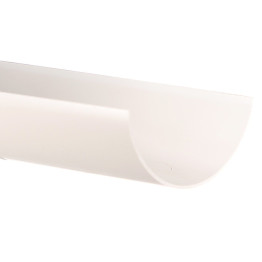 4m Length White Guttering 