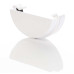 Round External Stop End - White 