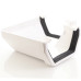 Square 90º Gutter Bend - White 