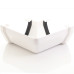 Square 90º Gutter Bend - White 