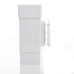 Square Down Pipe Access Pipe - White 