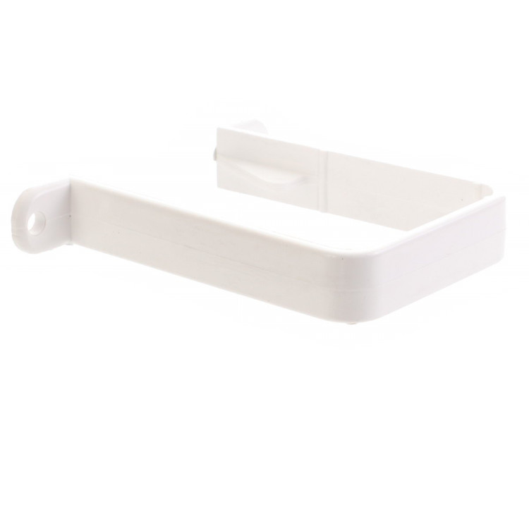 White Square 65mm Downpipe Standoff Clip