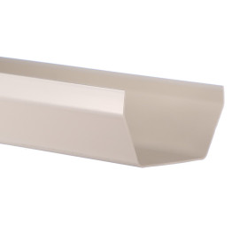 Square Gutter 4m Length - White
