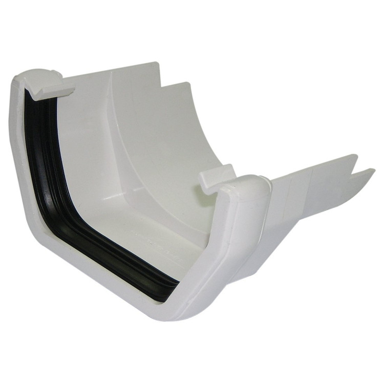 Square Gutter to Cast Iron Adapter - White Square Gutter to Cast Iron Adapter - White