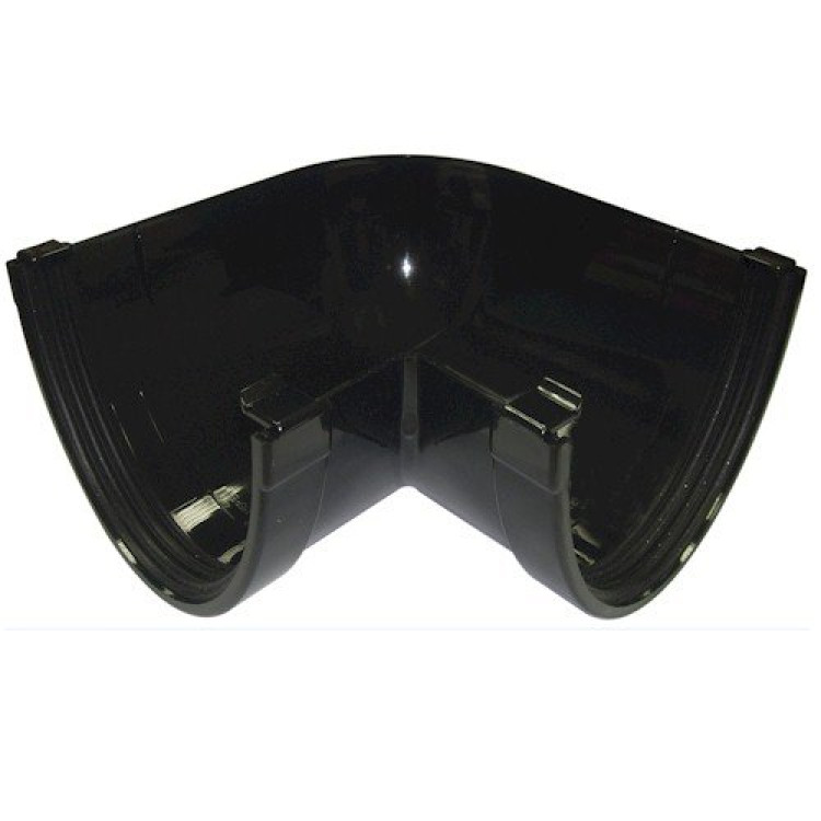 Floplast Xtraflo 170mm Gutter 90 Degree Angle - Black Floplast Xtraflo 170mm Gutter 90 Degree Angle - Black
