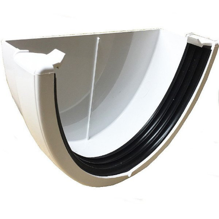Floplast Xtraflo 170mm Gutter External Stopend - White
